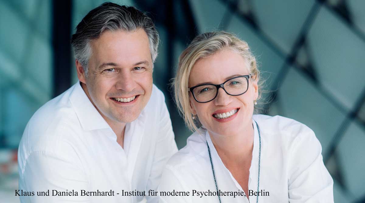 Klaus und Daniela Bernhardt, die Begründer der Bernhardt-Methode im Institut für moderne Psychotherapie in Berlin