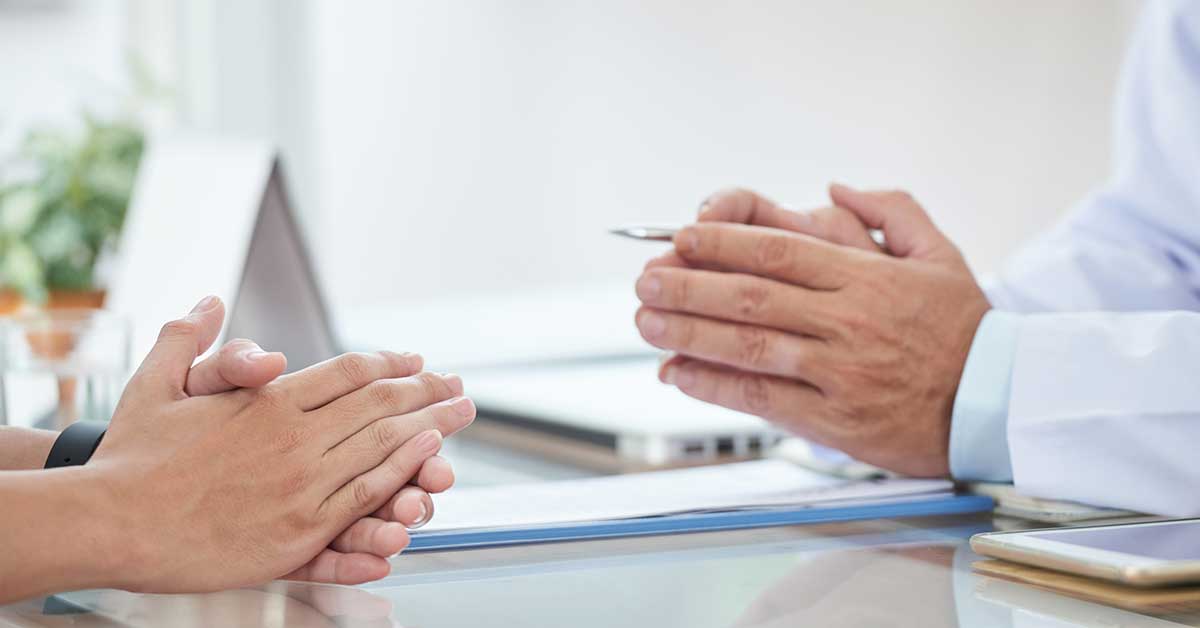 Arztgespräch mit Patientin